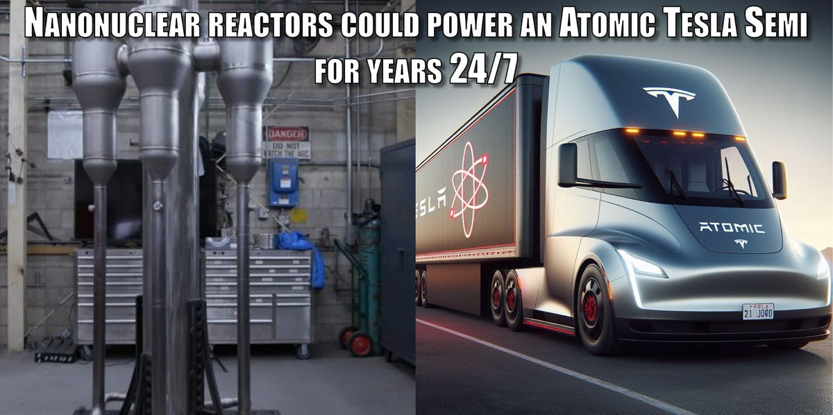 #Atomic Tesla? Futurist Oscar L. Martin says @elonmusk should go #nuclear and use the 85kw MARVEL nanoreactor for the @Tesla Semi. Go big or go home, right? 

Story Link: energy.gov/ne/articles/ma…

@ENERGY @INL #ElectricVehicles #EV