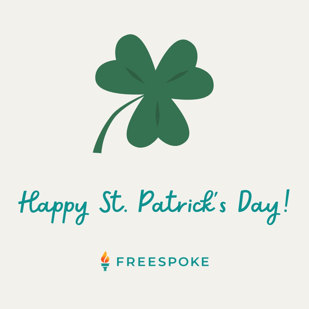 Happy St. Patrick's Day from the Freespoke team!