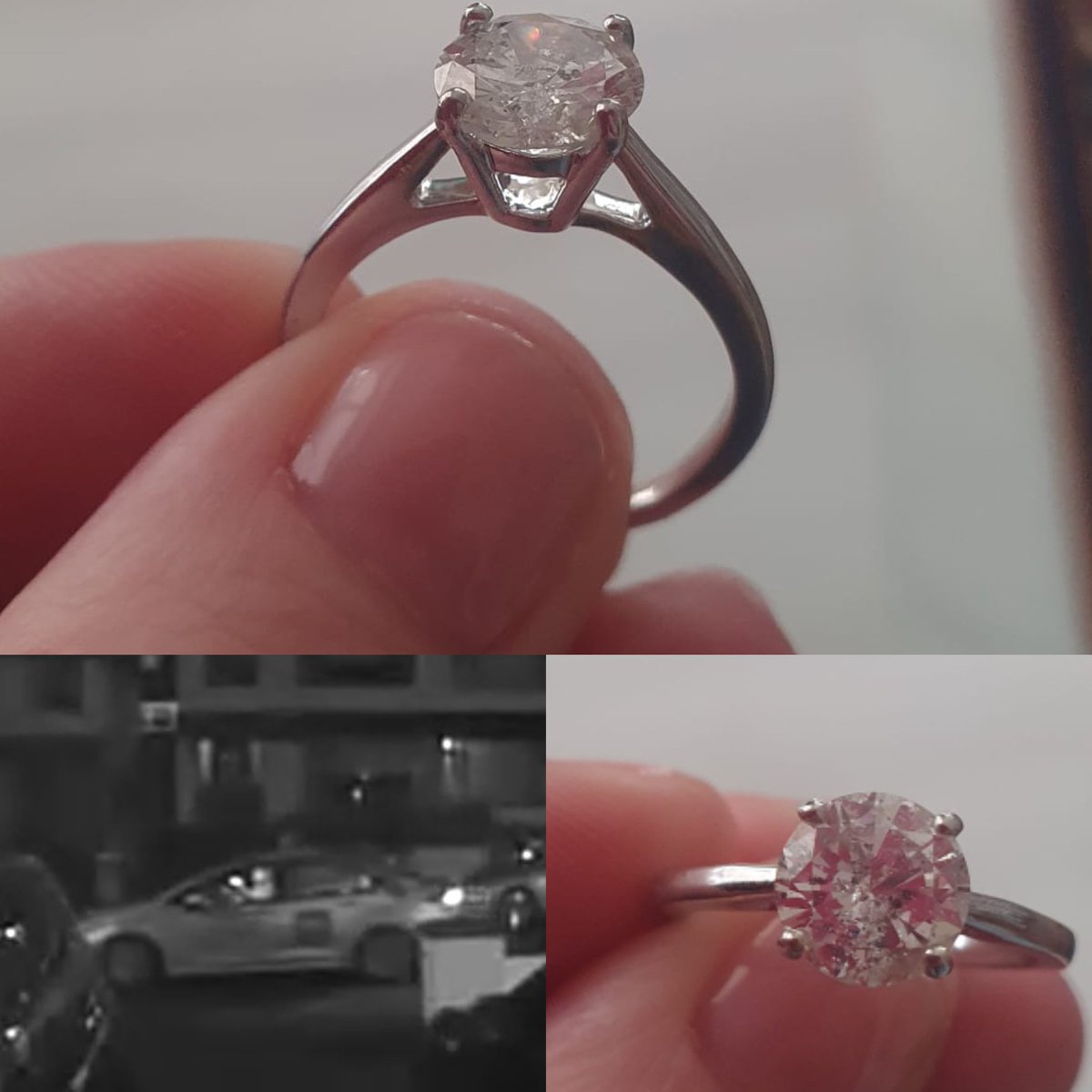 Wishing for a miracle. Would appreciate a RT and any advice. Last night at midnight myself & Orla got a Dublin Taxi from Baggot St. We had the engagement ring only two days. We left it in the back of the taxi. Absolutely devastated. We got the taxi on the road and paid cash.