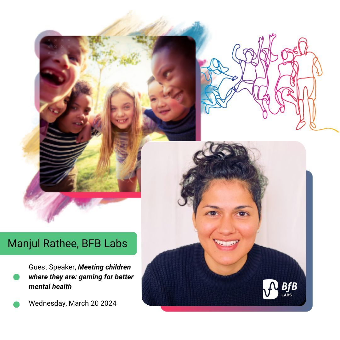 It's conference time! We're excited to be at the Child and Adolescent Mental Health Conference this week. Be sure to catch our talk 'Meeting children where they are: gaming for better mental health' with BFB Labs CEO, @Manjulle. buff.ly/42XZ6JH #cyp #mentalhealth