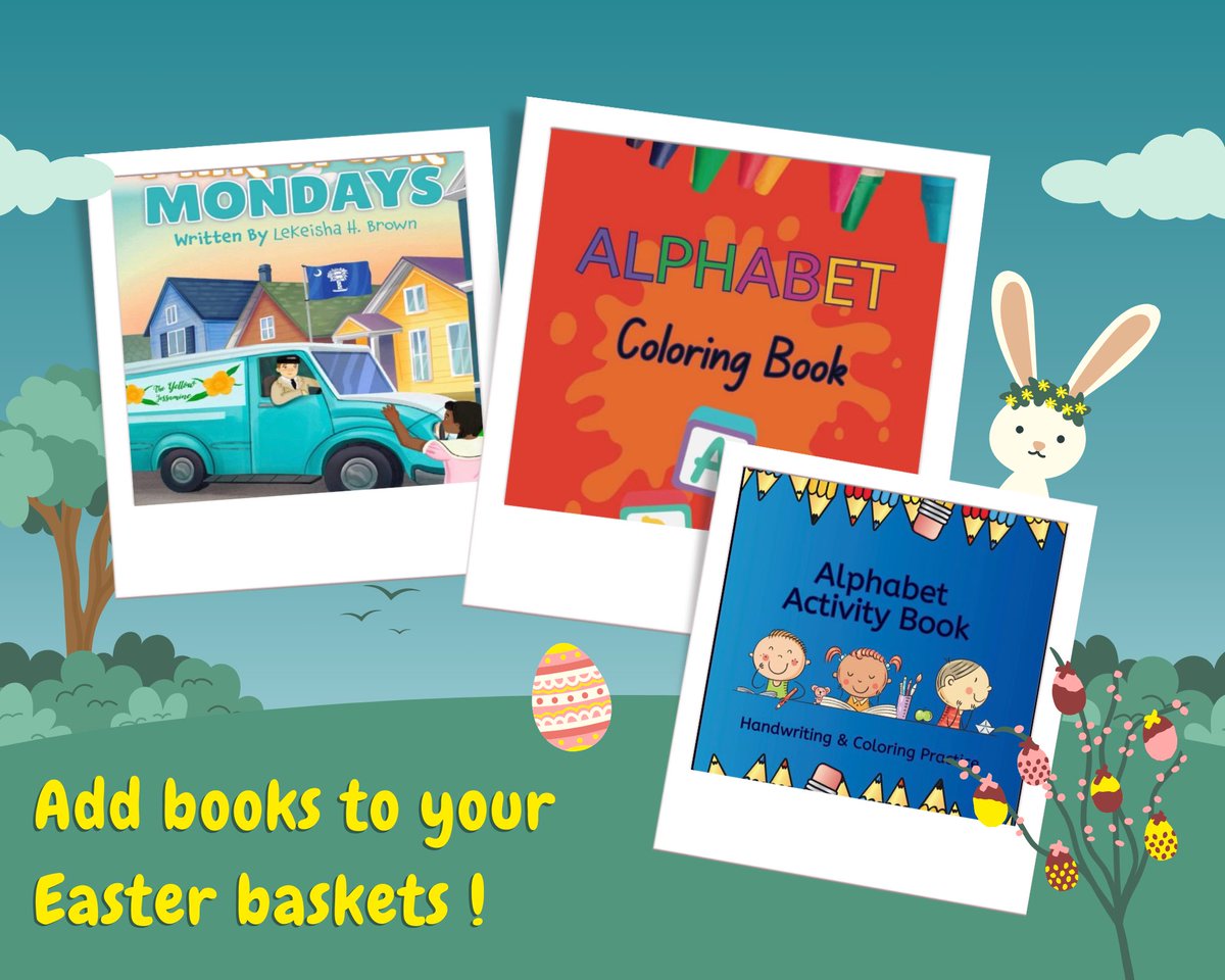 authorlhb's tweet photo. Easter is just around the corner. Order these titles today. They can be used as prizes at your Easter egg hunt or you may choose to add them to Easter baskets. All titles are available via Amazon 

https://t.co/c8IfC1Z2FO

https://t.co/DhtWXcwa1P

https://t.co/ExryH7PFPk https://t.co/CaINRH871S