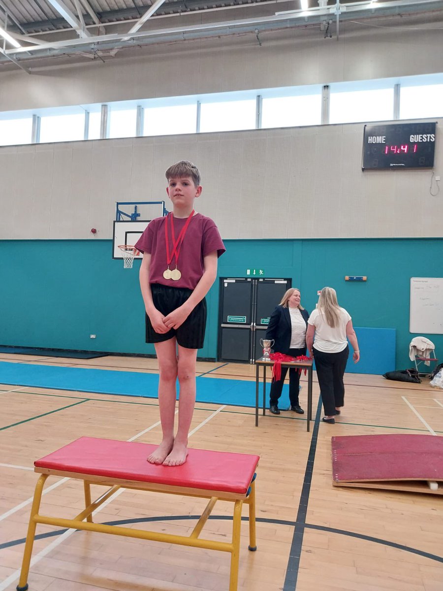 P&amp;K Schools Gymnastic comp today. Many Crieff PS pupils took part! Was a very successful day. Successful Learners!!