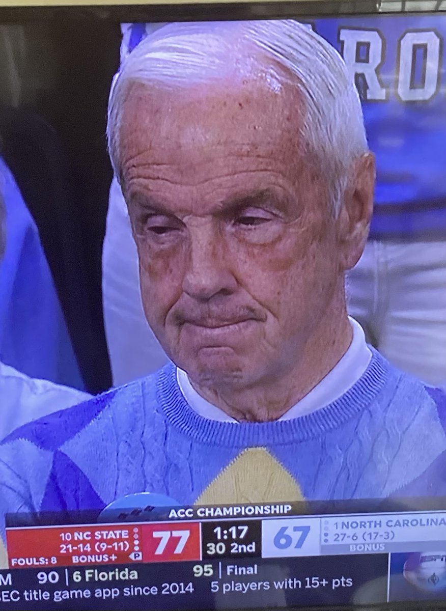 Imagine this. Things are going well. You’ve got some tenured seniors. You ran up the score on your conference. You’re on your way to a #1 NCAA Tournament seed.

And then you watched your not-our-rival-little-brother beat your arch nemesis Duke. You laugh. 

Then you watch your