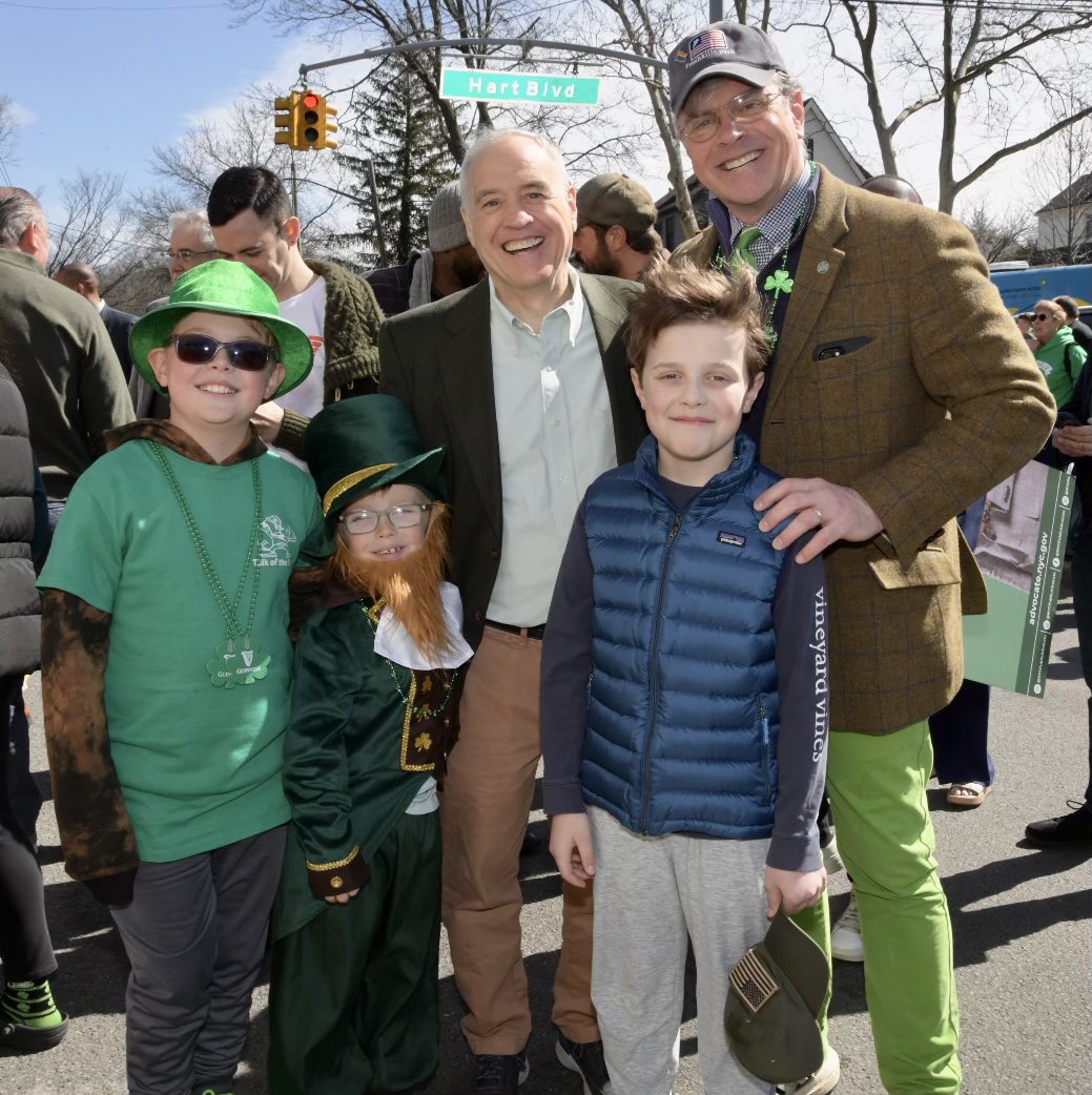 Proud to March with many friends this year in Staten Island’s first-ever St. Patrick’s Day Parade that is open to all. #EveryonesWelcome.