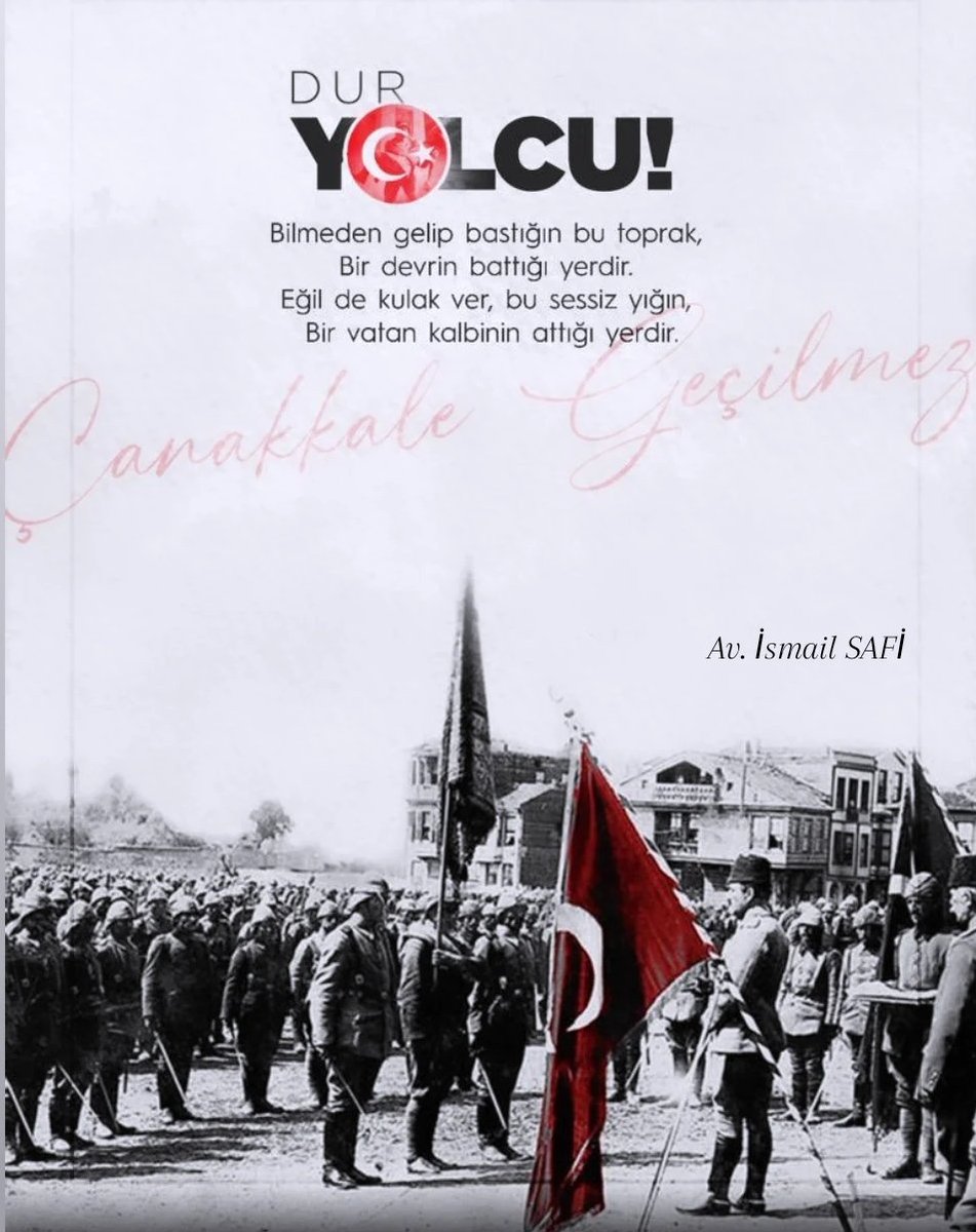 Düşman da imkân, onlarda ise imân vardı. Vatan sevgisi ve imân gücü ile #Çanakkale’yi geçilmez kılan, dönmeyi hiç düşünmeyip destan yazan kahraman ecdadımızı ve tüm şehitlerimizi rahmet, minnet ve saygıyla yâd ediyorum. İnancın ve azmin zaferi kutlu olsun!🇹🇷