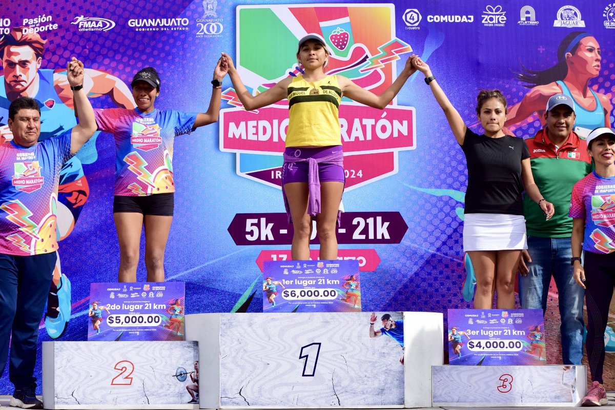 Con un amanecer espectacular, los amantes del running, personas con discapacidad y sus familias de distintas partes del país, vivieron el 1er. Medio Maratón 2024 '@feriadlasbresas'. 🍓 ¡Felicidades a los campeones! 🥇🥈🥉