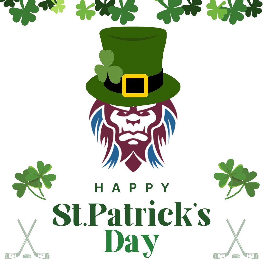 The Minnesota Squatch want to Wish you.... a pot o'gold and all the joy your heart can hold!
Happy St Patrick's Day!
#mnsquatchhockey
#the_dankshow
#USPHL