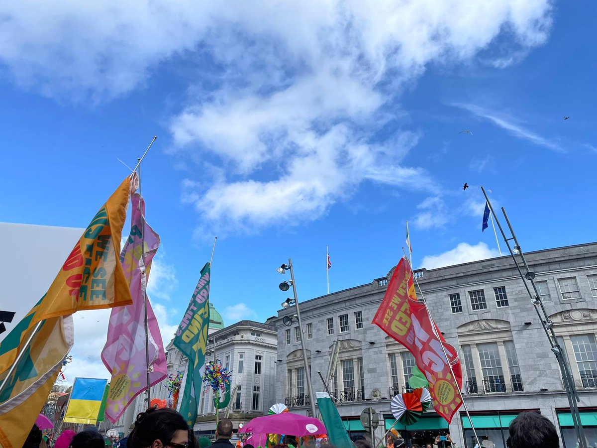 EILIreland's tweet photo. Absolutely fantastic day @corkpaddysfest thank you to @WeActIreland for the opportunity #weact ☘️💚
Find out more on https://t.co/hmSHDpfeJK 💚☘️ https://t.co/r6BWV3OQ8A