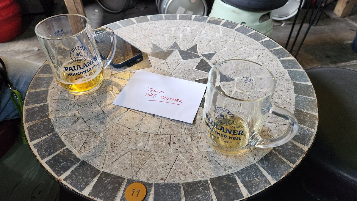 jontix's tweet photo. I won the @PrestonPubFest 1st prize, which means we've been able to recreate the pub fest weekend in some of Preston's wonderful pubs with a few free pints! It has been an absolute pleasure! https://t.co/ypUgP8FAVl