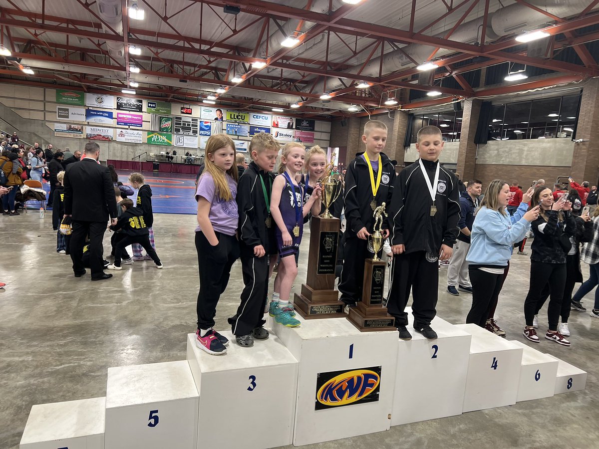 Congrats to our wrestlers and coaches at the Wilmington Wrestling Club who competed this weekend at bantam/intermediate state! 6 total placers! The girls bantam won the team title and the boys bantam took 4th!! Way to go kids!! The future is bright!