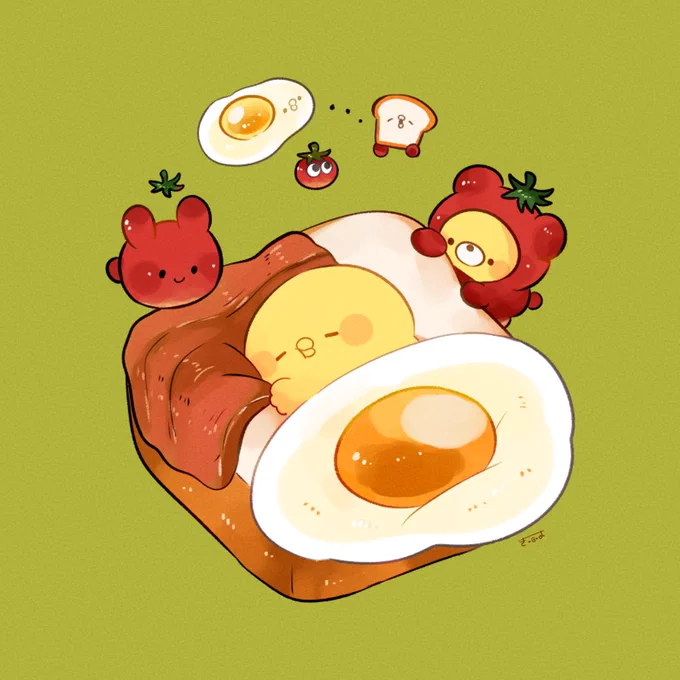 むにゃぁ...#きみピヨ 