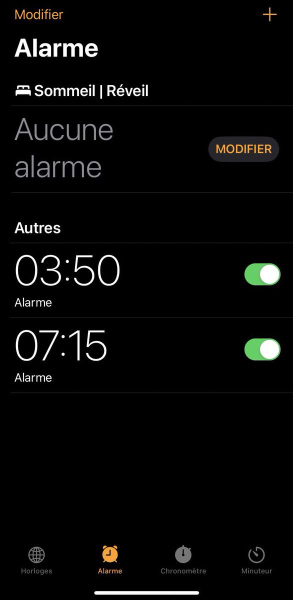 on change pas des habitudes , mettre un réveil en pleine nuit pour te réveiller et te souvenir que tu peux encore dormir puis te rendormir purée la psychologie