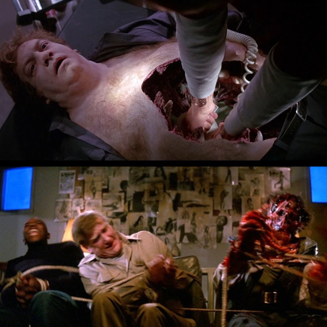 Who had the better Thing reveal, Norris or Palmer?
#thething #thethingexpanded #thething1982 #johncarpenter #horrormovies #robbottin #kurtrussell #HorrorClassics #SciFiHorror #EnnioMorricone #PracticalEffects #80sHorror #CultClassics