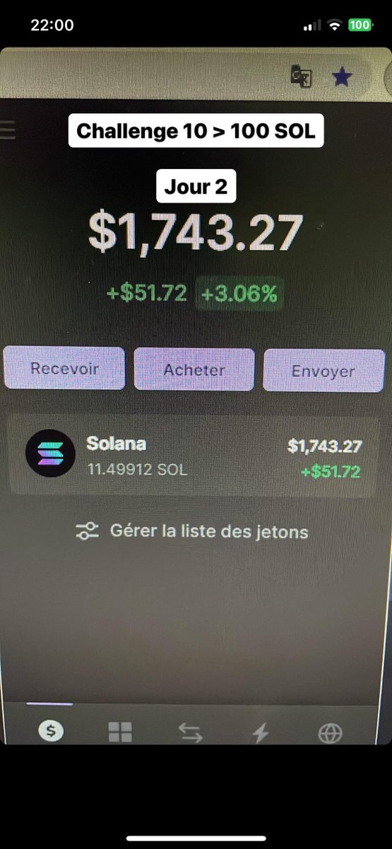 ProfesseurLight's tweet image. Je fais un challenge 1400$  to 14 000$ en public sur insta et j'arrive bientôt à la fin

J'explique ci-dessous l'outil que j'utilise quotidiennement pour y arriver ainsi que la stratégie mise en place

👇