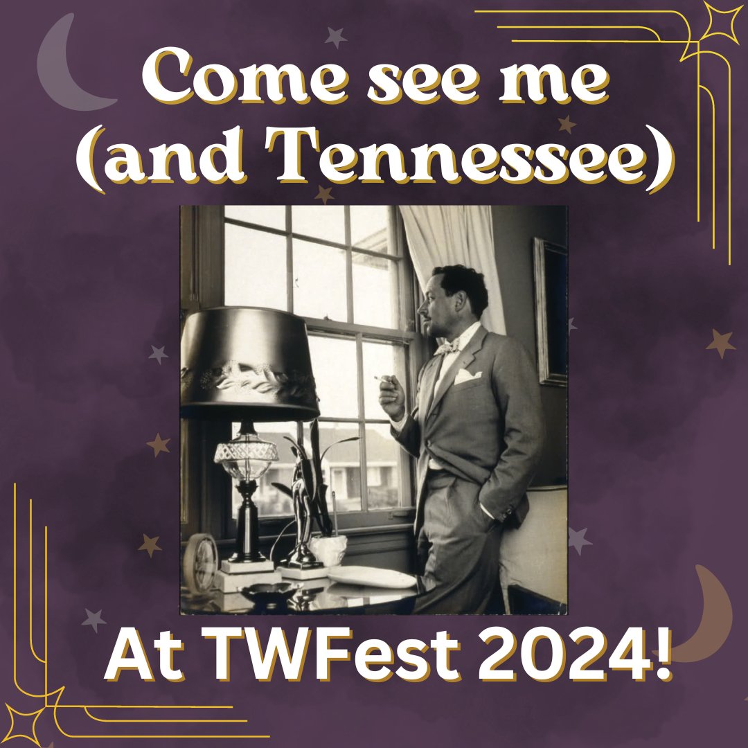 Next weekend, I'll be in New Orleans at the Tennessee Williams Festival (and Saints & Sinners), reading from DISORDERLY MEN and a new short story and speaking on a historical fiction panel with my hero, Colm Tóibín. Come see me!

#gayfiction #LGBTfiction #HistoricalFiction