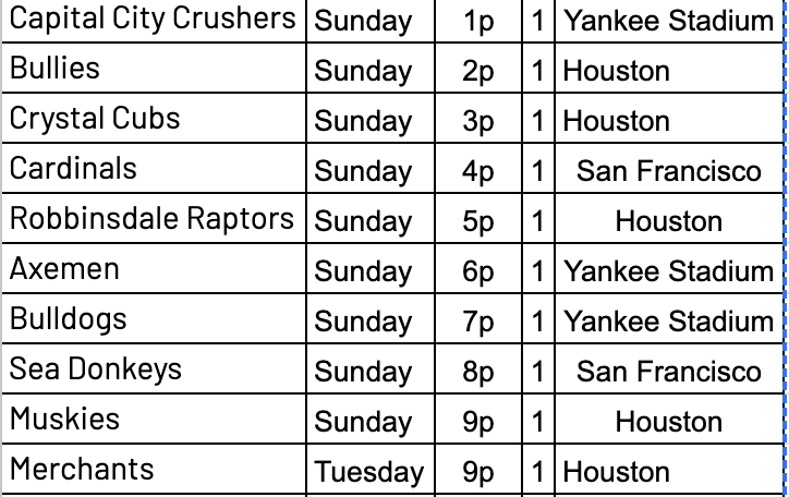 The_Hit_Club's tweet photo. Tunnel 1 Sunday Streaming Schedule: https://t.co/BRcny8bYzY