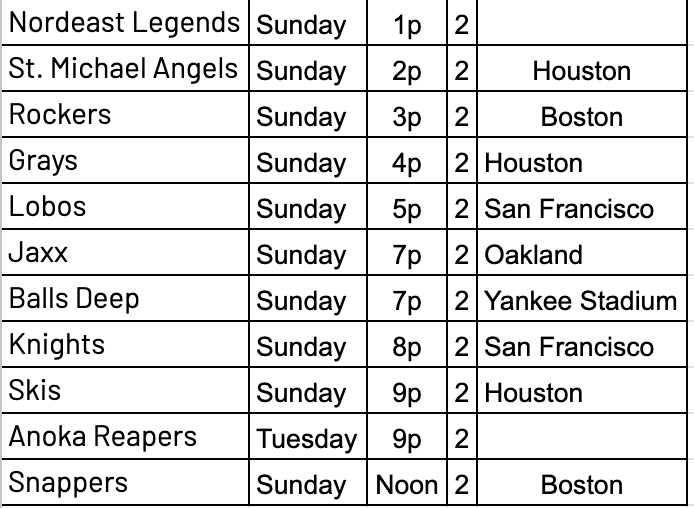 The_Hit_Club's tweet photo. Tunnel 2 Sunday Streaming Schedule: https://t.co/O0hSOGPxGe