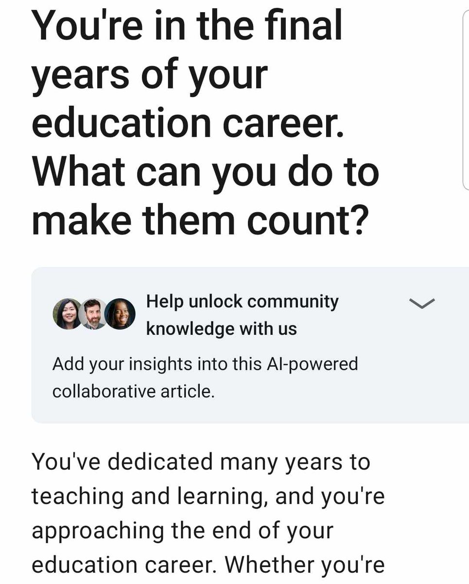 jonjwaxman's tweet photo. Linkedin: "Better let the next generation know your teaching knowledge because you do die in 2028." https://t.co/n7VjGqnMws