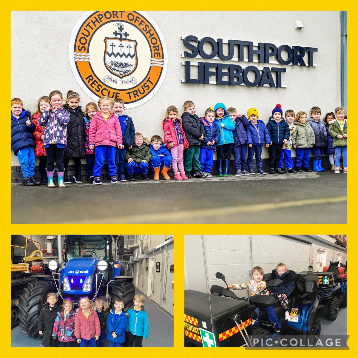 Nursery had a great time visiting Southport Lifeboat Station.Thank you to the wonderful volunteers for giving up your time and sharing with us the amazing work that you do. 🛟