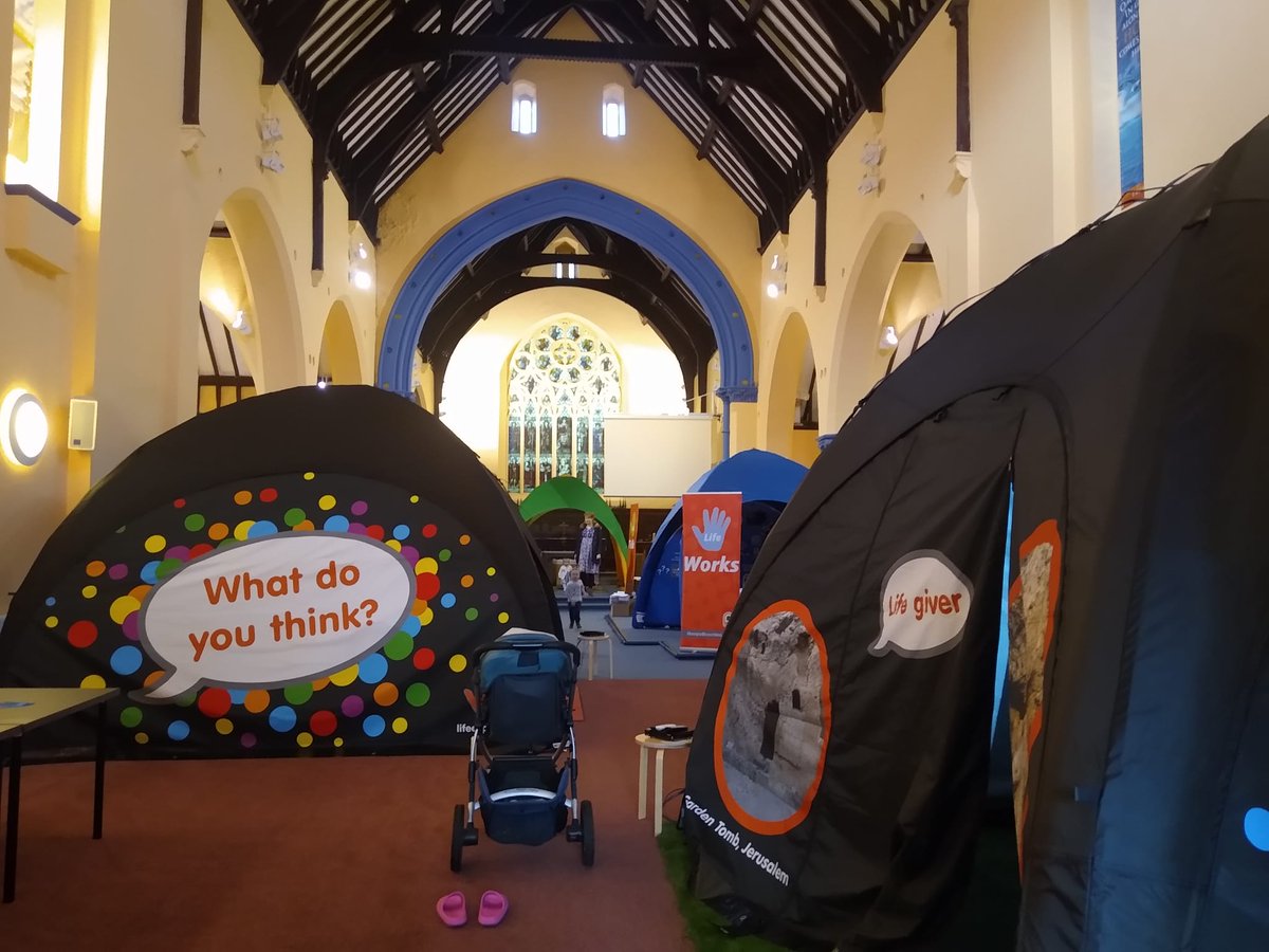 Here is the church in Barrow, ready for tomorrow mornings visitor's.