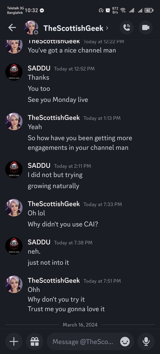 The Scammer Saga Continues 
Once again, this is NOT me 
This person is using my details to try and sell their shitty scam program 
Please report anyone who contacts you using my details 
#twitch #twitchstreamer #streamer