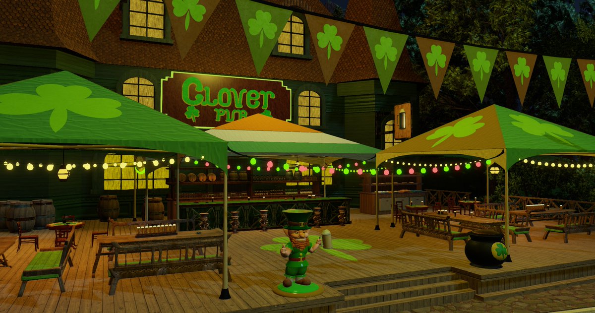 LYNDIANA_BUILD's tweet photo. My room for the Saint Patty event https://t.co/w6xlEs8sKu