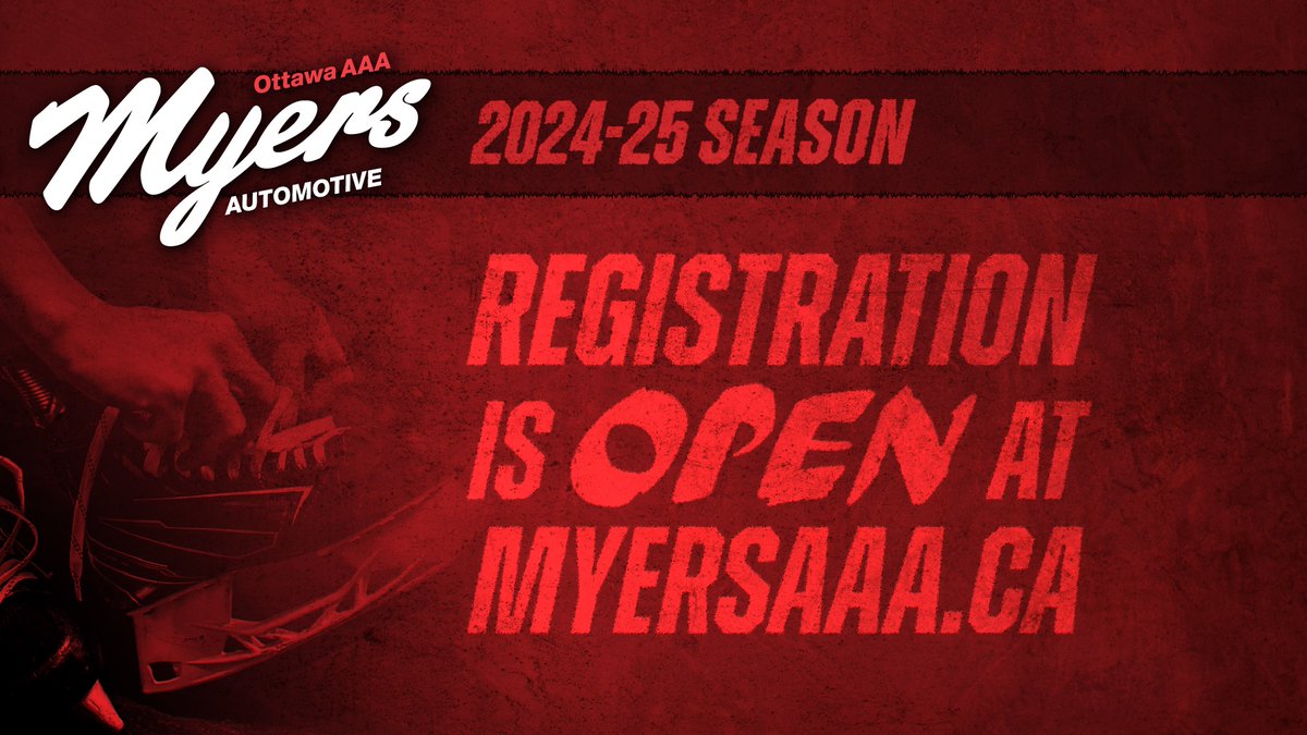 OttawaMyers's tweet photo. Myers AAA Tryout Registration is open! Early Bird fees available until March 22! #rollmyers https://t.co/yGmpgN6ZPM