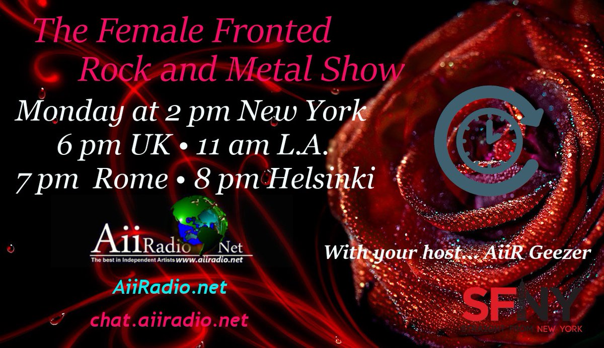 #AiiR #twitch
Mar 18th at 2pm NY• 6pm UK
#Premiers:@BalanceOfPowerA& #Lokheira+#New @madison13music,@HTE_Band& #AbandonAll+@Official_MReign,@amsomerville,@smthngwicked_ca,@Conflict_Metal,@BandaSemblant,@metalwingsband,@Missjwolff,@nitroville,@izamanya,@ashypater,@disdained+more!