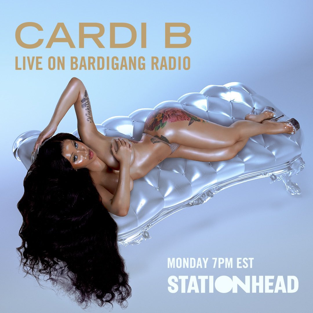 bardigangradio's tweet photo. 🚨: THATS RIGHT

Tomorrow at 7pm EST @iamcardib will be live on BGR answering fan questions and hanging out Bardigang! but it’s up to YOU 🫵🏽how many questions she answers, so come and turn up with us tomorrow! https://t.co/pNWRNK4wwx