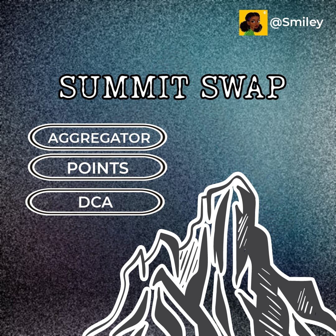 smilessmileyy's tweet photo. Sometimes it can get confusing choosing the right dex to use in defi.
On Blast (a new L2) users are facing similar problems.
Where to swap with:
-Best rate?
-Best trades?
-Low slippage?
I present the Ultimate Dex on Blast.
Introducing @Summitdefi
#SummitSwapThread ๐งต https://t.co/MVTifjM61K