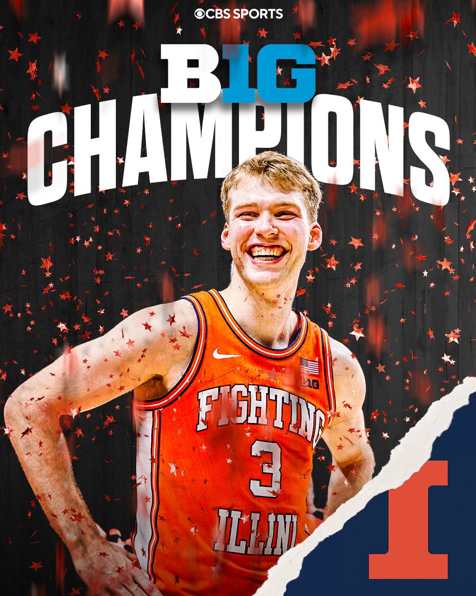 🏆 @IlliniMBB ARE BIG TEN TOURNAMENT CHAMPS