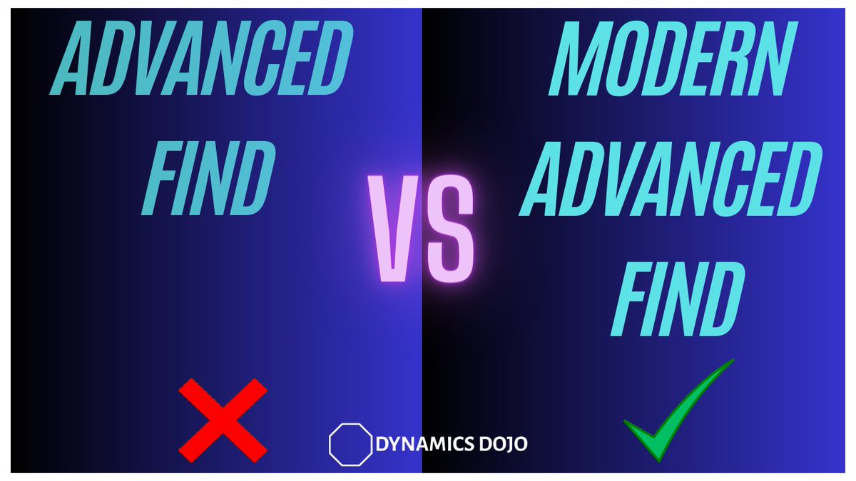 DynamicsDojo's tweet image. What to learn how to use MODERN ADVANCED FIND?  Watch this video youtu.be/t0SOElAQ7Ts 
#PowerPlatform #Microsoft #Dynamics365 #Dataverse #DataverseSearch #DynamicsDojo