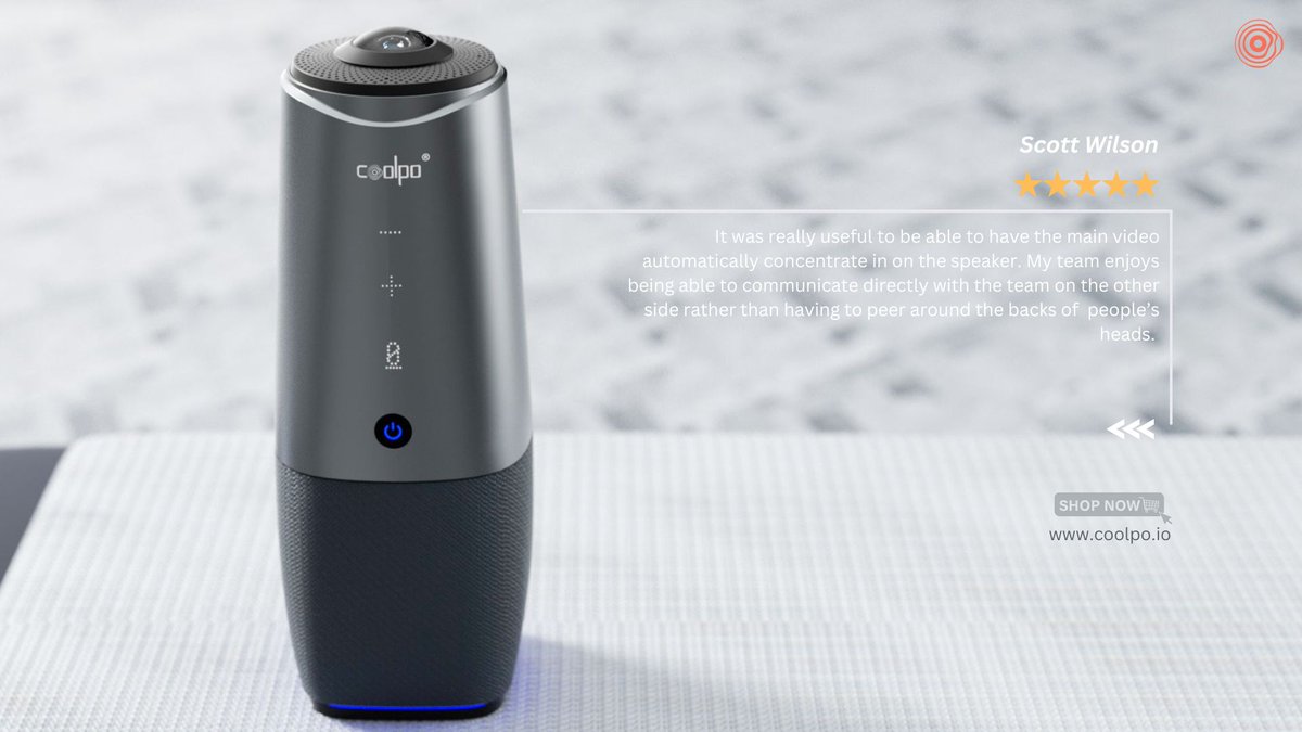coolpo_'s tweet photo. Hear firsthand from one of our users about the impact on collaborative work.

Experience the full potential of hybrid and remote work collaboration with the Coolpo AI Huddle Pana.

Invest here: https://t.co/YIg5zA0HRF

#remotework #hybridwork #coolpopana #360degreecamera https://t.co/m0I1dkLLOW