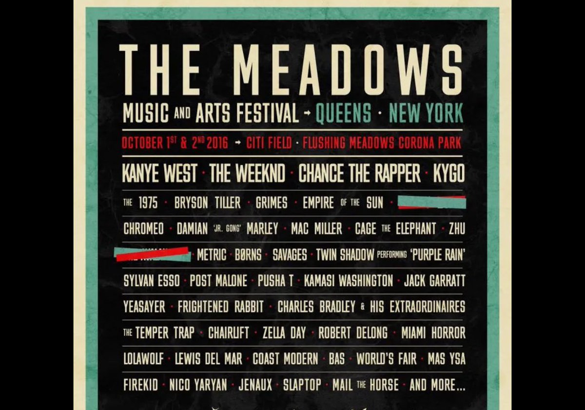 emmedonne's tweet photo. The most iconic lineup of the 21st century and potentially ever again because they just don't do festivals like this anymore. My biggest flex was attending - p.s. this is also the same night Kanye left mid concert bc Kim got robbed in Paris. https://t.co/guck242urm