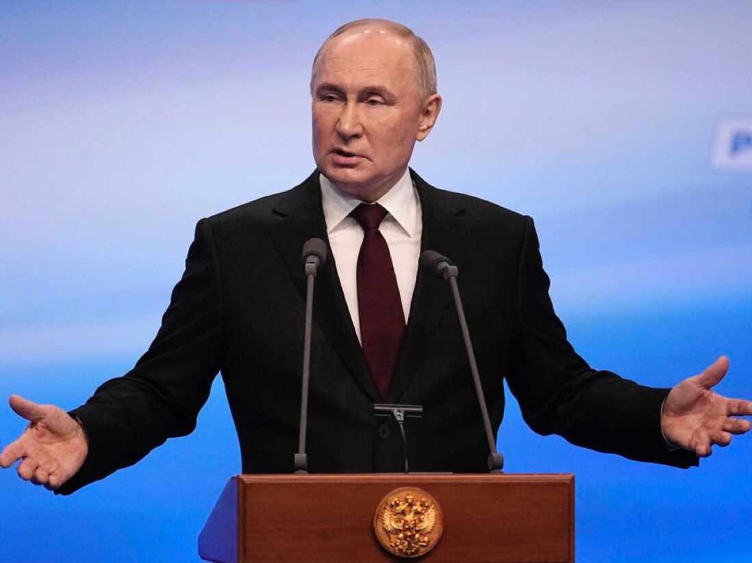 Vladimir Putin re-elected as President of Russia