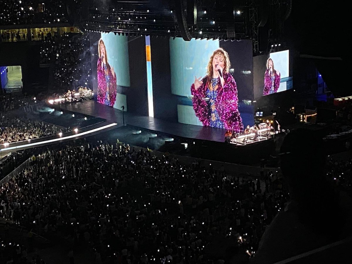 in honor of the 1 year erasversary, quote with your favorite pic of you, and your favorite pic of Taylor from #TSTheErasTour #1YearErasVersary #1YearOfTSTheErasTour 

After six years of grief due to not finishing the rep tour, a dream finally came true 🥹🫶✨