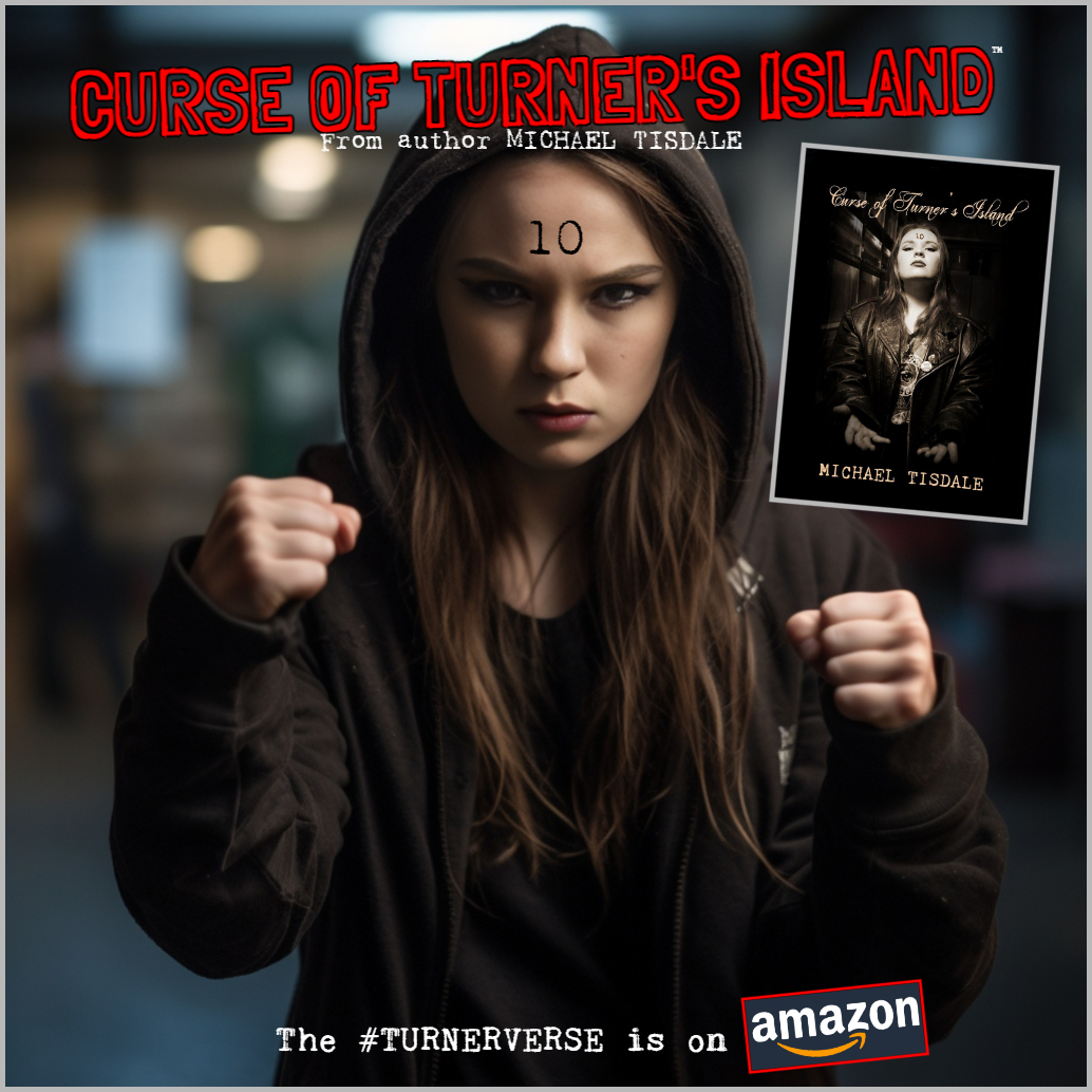 All 4 novels in the series are live on #amazon. #curse is a good starting point. 5th book on the way. #turnerverse #turnercurse #turnersisland #michaeltisdale #sheik #Authors #writing #dontmesswithjess