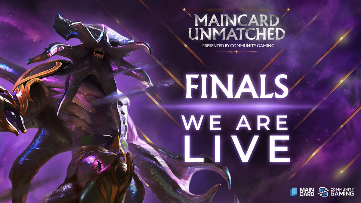🚨GRAND FINALS ALERT🚨 #Estar_Backs VS @InFinitye_sport, who will take the 20K USD prize pool home? Our #Dota2 tournament with @MaincardGame is coming to an spectacular end. Don't miss it! 📺twitch.tv/communitygamin…