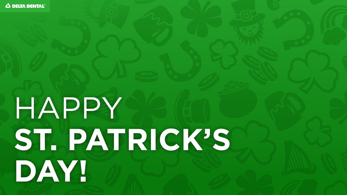 Happy St. Patrick’s Day from all of us at Delta Dental of Wyoming! May the luck of the Irish be with you today and always. #StPatricksDay #LuckoftheIrish #IrishBlessing