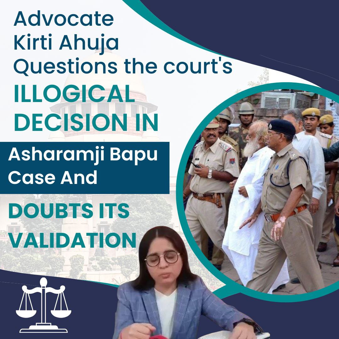 Sant Shri Asharamji Bapu निर्दोष हैं,Intellectual Persons across the globe says कि बापूजी को षड़यंत्र करके फसाया गया है।ऐसे संत जिन्होंने अपना सर्वस्व न्यौछावर कर दिया जनमानस की भलाई में, उन्हें ही बदले में कारावास दिया गया।
Support the Truth bcoz Humanity at stake 
#WhatTheySay