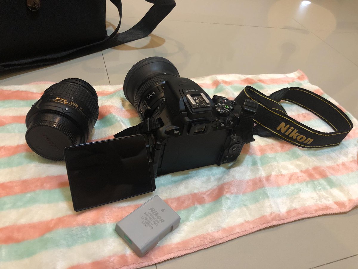 bentabells's tweet photo. FOR SALE!!!

Nikon D5500 with Nikon AF-P DX Nikkor 18-55mm f3.5-5.6G VR Lens

Perfect working condition
Dm me for more info https://t.co/MRtktvD3gt