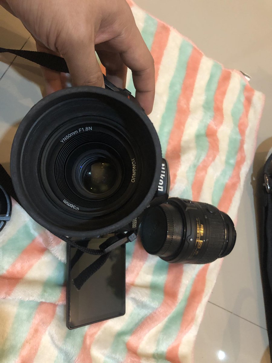 bentabells's tweet photo. FOR SALE!!!

Nikon D5500 with Nikon AF-P DX Nikkor 18-55mm f3.5-5.6G VR Lens

Perfect working condition
Dm me for more info https://t.co/MRtktvD3gt