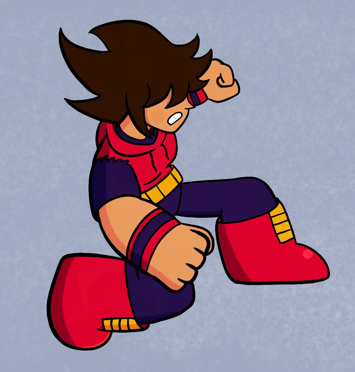 blakjakart's tweet photo. jack kirby pose study with my oc, jacob #artstudy #art #originalcharacter #oc #jackkirby #comicstudy #poses https://t.co/02xQUgTq5t
