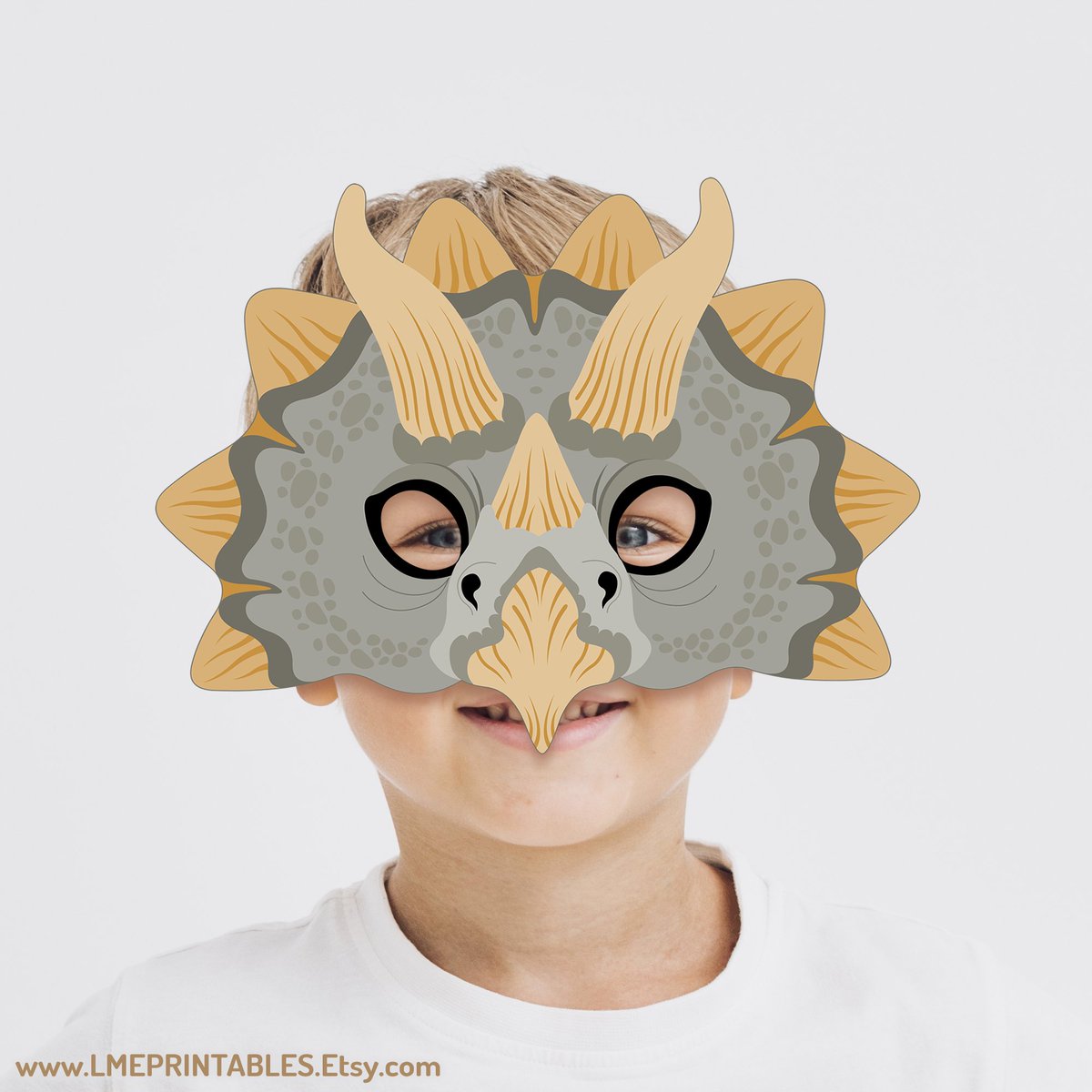 lmeprintables's tweet photo. Dinosaur Mask Printable Triceratops Animal Costume Halloween Pattern Prehistoric Paper Dino Rhinoceros Photo Booth Safari Party Kid Adult https://t.co/eljhI7cIyY via @Etsy #dinosaurmask #dinosaurcraftsforkids #dinopapermasks #dinocrafts #easterforkids #easter2024 #triceratopmasks https://t.co/1eqTEYnRDk