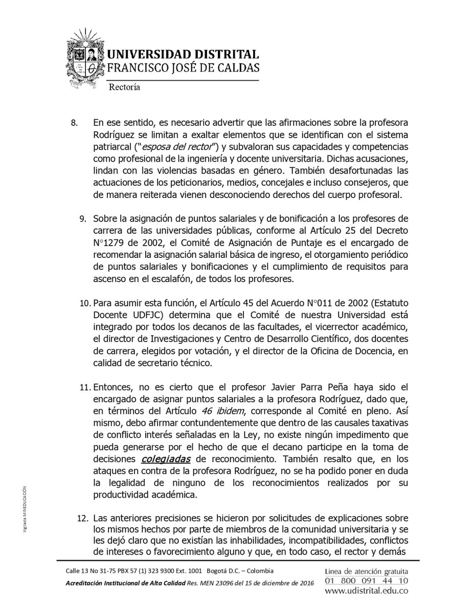gtarazona1's tweet photo. #Comunicado  ‘Aclaraciones Públicas’ ante las malintencionadas denuncias hechas en mi contra. 

#ElEspectador
#revistacambio
#RCN  
#Noticentro1CM&amp; https://t.co/zwyOk72VYe