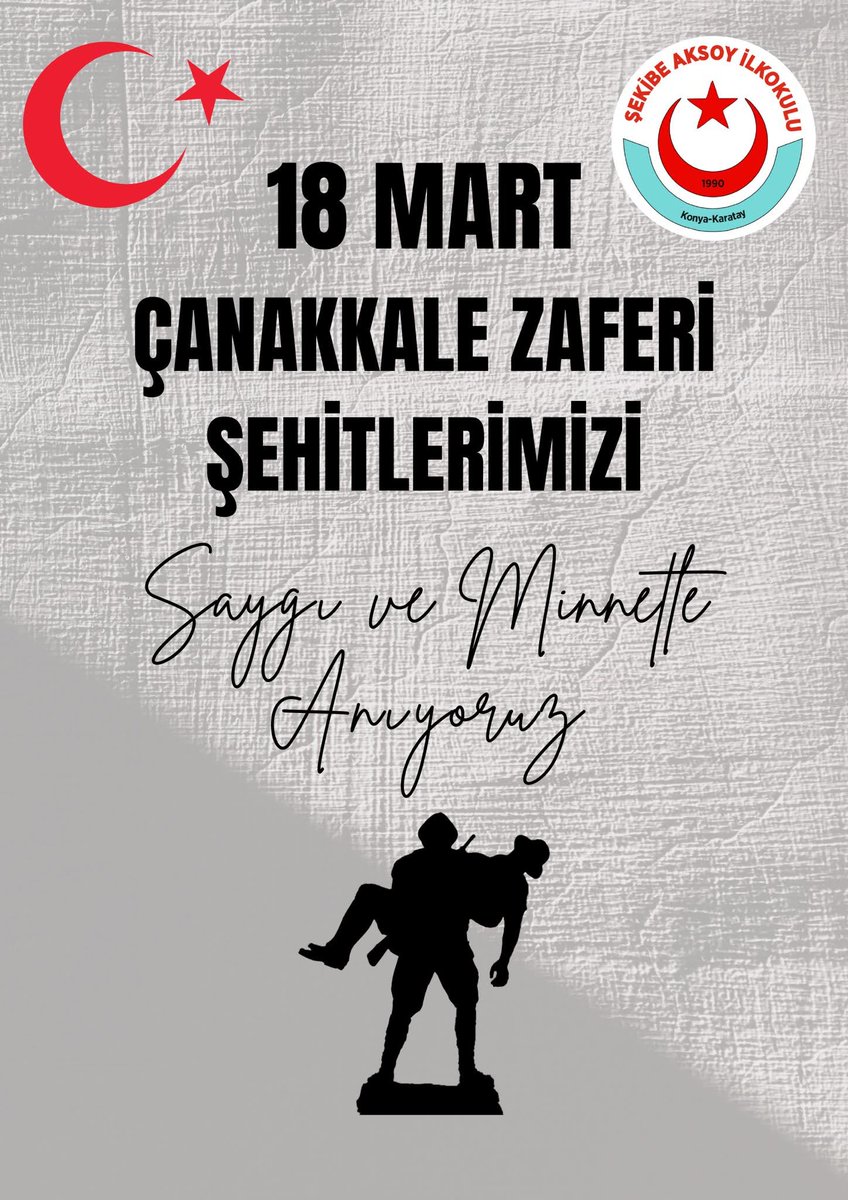 🇹🇷Şu Boğaz harbi nedir? Var mı ki dünyada eşi?  En kesif orduların yükleniyor dördü beşi,  Tepeden yol bularak geçmek için Marmara’ya, Kaç donanmayla sarılmış ufacık bir karaya.🇹🇷 Bu vatan için canını feda eden tüm şehitlerimizi Rahmet ve minnetle anıyoruz.🤲 <a href="/konyamem/">Konya İl MEM</a> <a href="/hkilca/">Hasan KILCA</a>