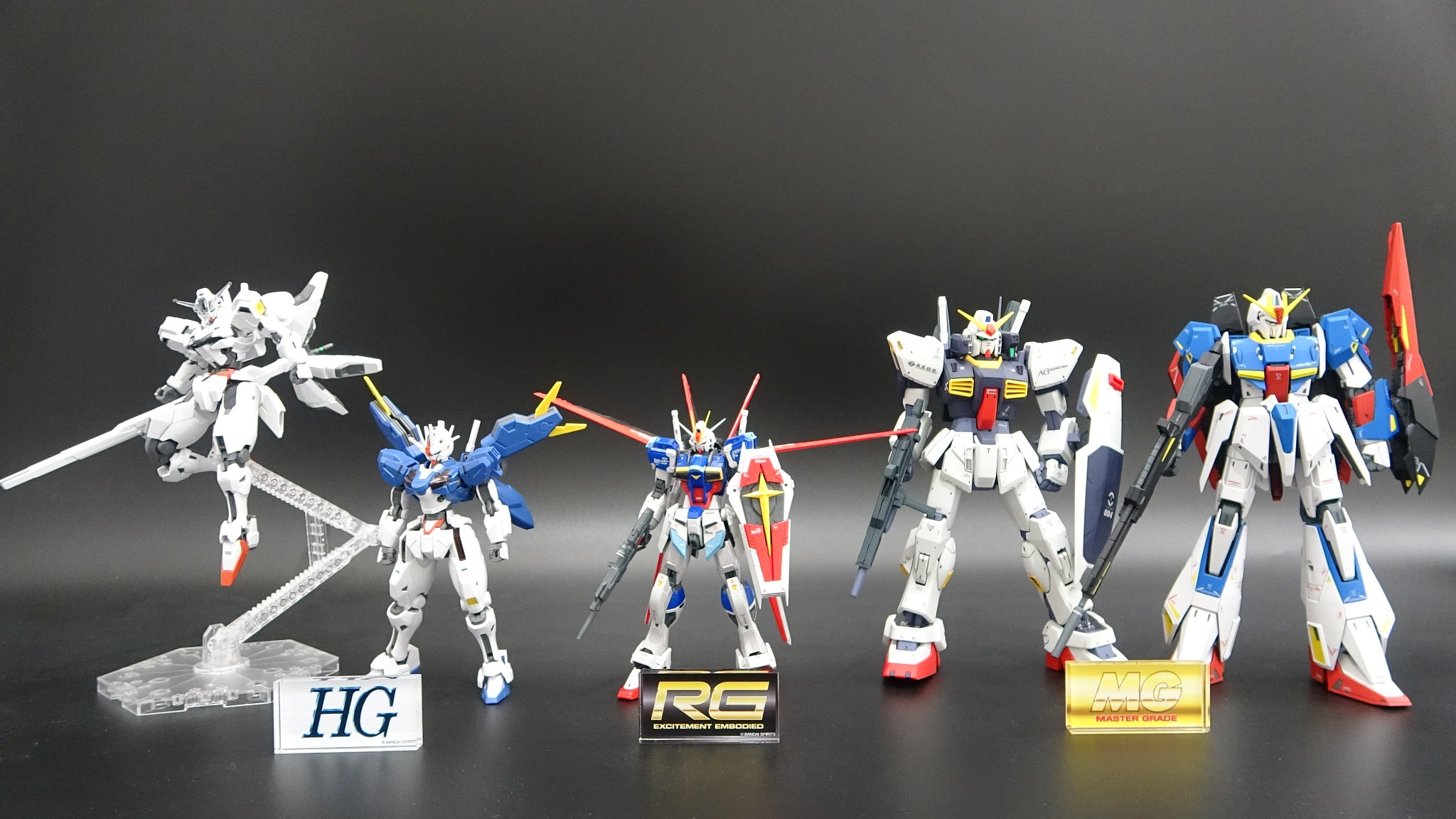 ガンプラHGグレード6点セット