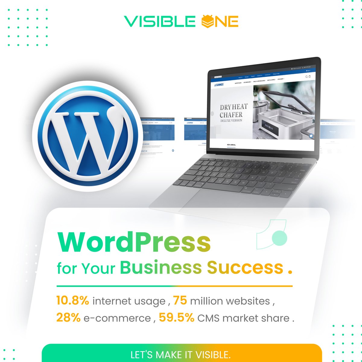 VisibleOneSG's tweet photo. 𝗪𝗼𝗿𝗱𝗣𝗿𝗲𝘀𝘀 𝗳𝗼𝗿 𝗬𝗼𝘂𝗿 𝗕𝘂𝘀𝗶𝗻𝗲𝘀𝘀 𝗦𝘂𝗰𝗰𝗲𝘀𝘀 🚀✨

Imagine powering your website with the same dynamic engine that drives over 32% of the internet. 🌍

Unlock Your Digital Potential Now: https://t.co/kJEYSYt21f

#ElevateWithWordPress #VisibleOne #Singapore https://t.co/IyA4iuLa01