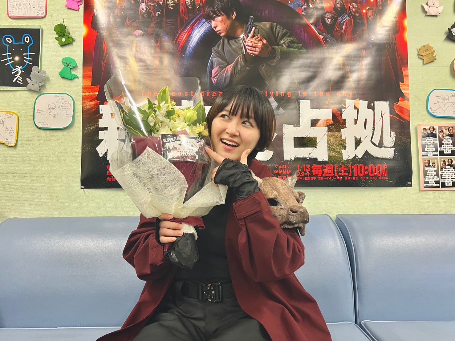 桜の ありがとうございましたシール thank youシール 65枚＊NO