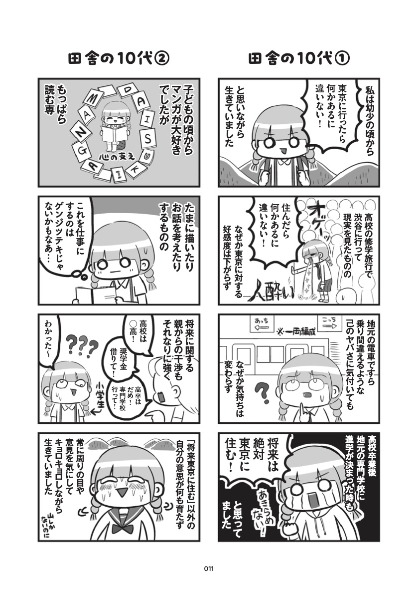 東京と漫画家に憧れた若者が田舎でくすぶる話
(2/4) 